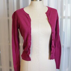 XS Fushia New York & Company Cardigan